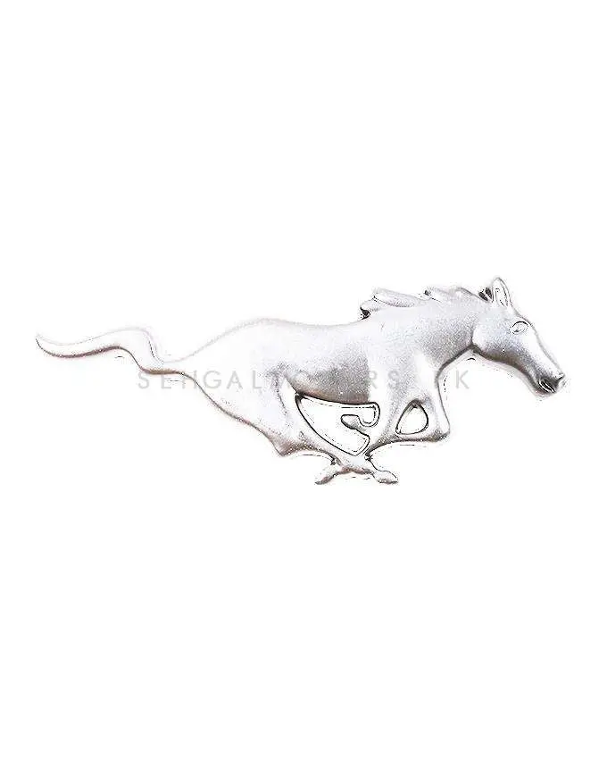 3D Metal Mustang Logo Chrome 2