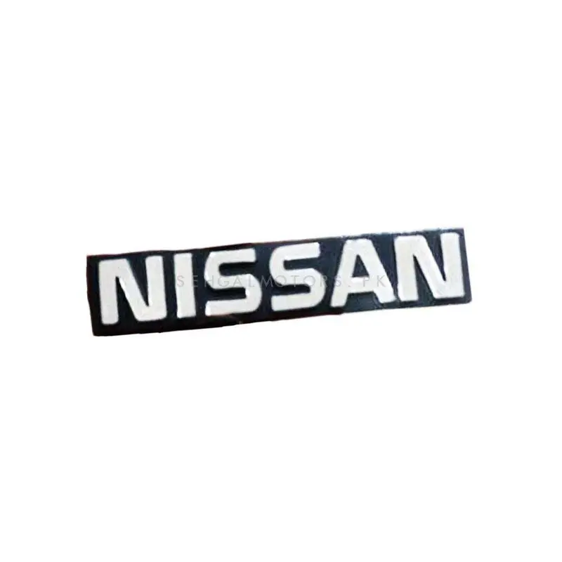 3D Metal Nissan Logo Black Chrome 2