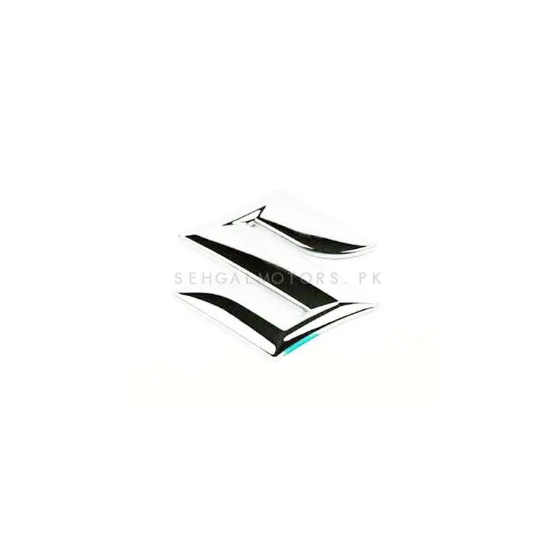 3D Metal S Logo Chrome - For Suzuki 2
