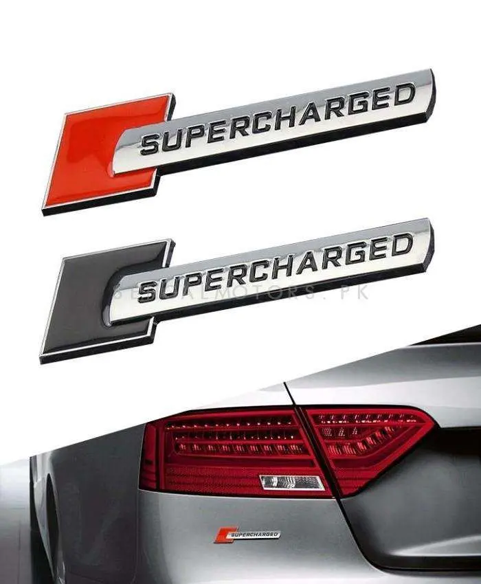 3D Metal Super Charged Logo - Multi 2