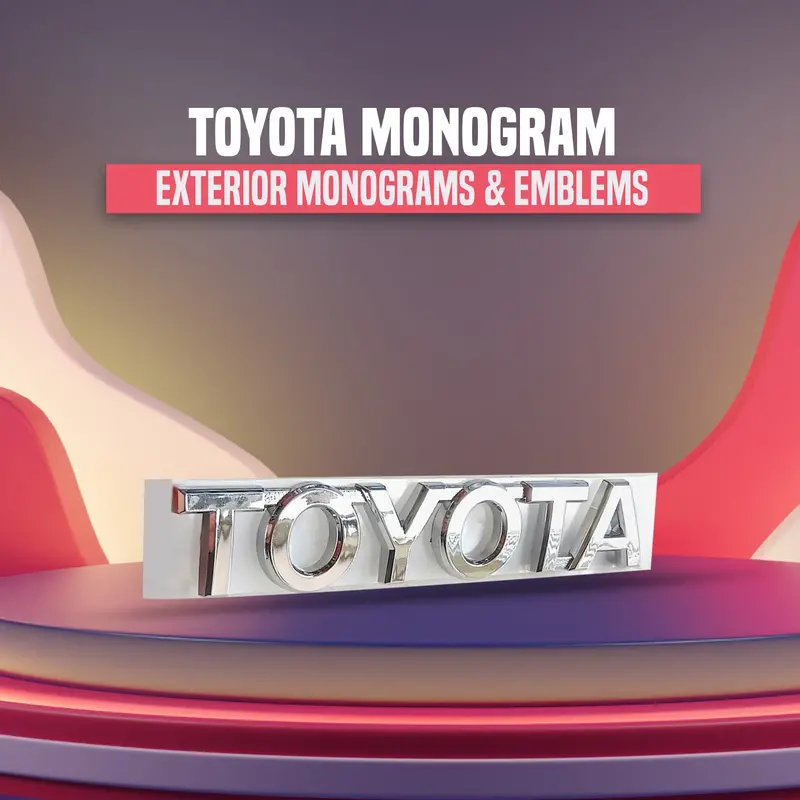 3D Metal Toyota Logo Chrome 1