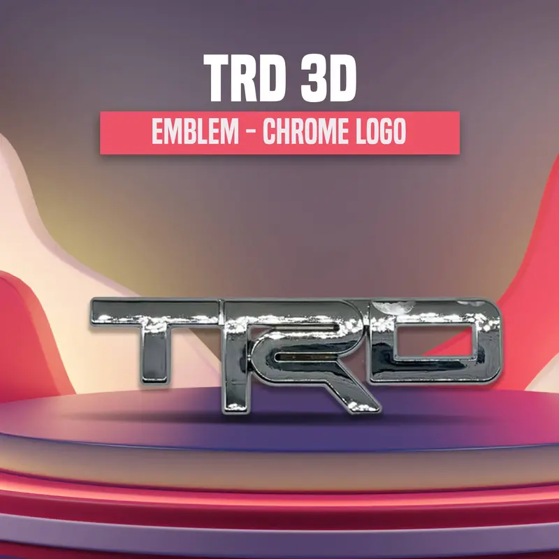 3D Metal Trd Logo Chrome 1