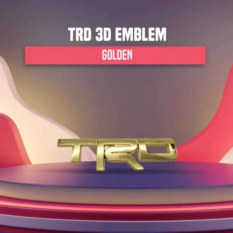 3D Metal Trd Logo Golden 1