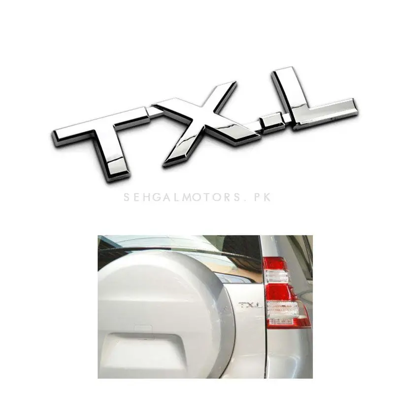 3D Metal Tx-L Logo Genuine - For Toyota Prado 2