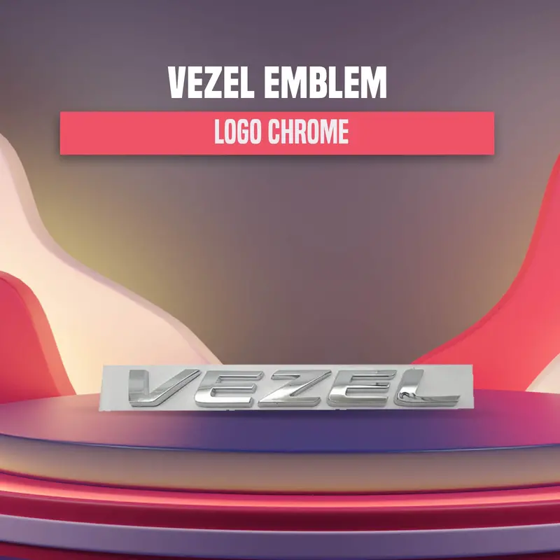 3D Metal Vezel Logo Chrome 1