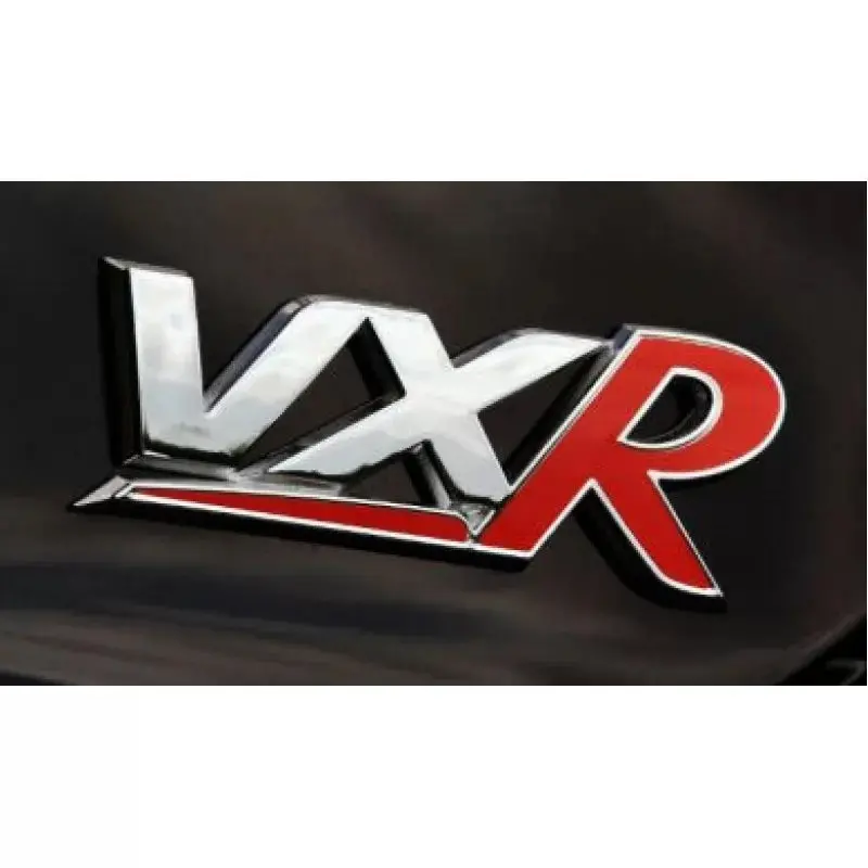 3D Metal Vxr Logo Red Chrome 2