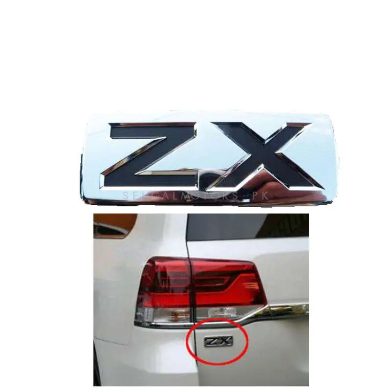 3D Metal Zx Logo Original - For Toyota Land Cruiser 2