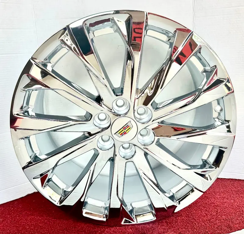 4 Factory Triple Chrome Plated 20" Wheels Fit Cadillac Xt5 Xt6 Srx Bars 1
