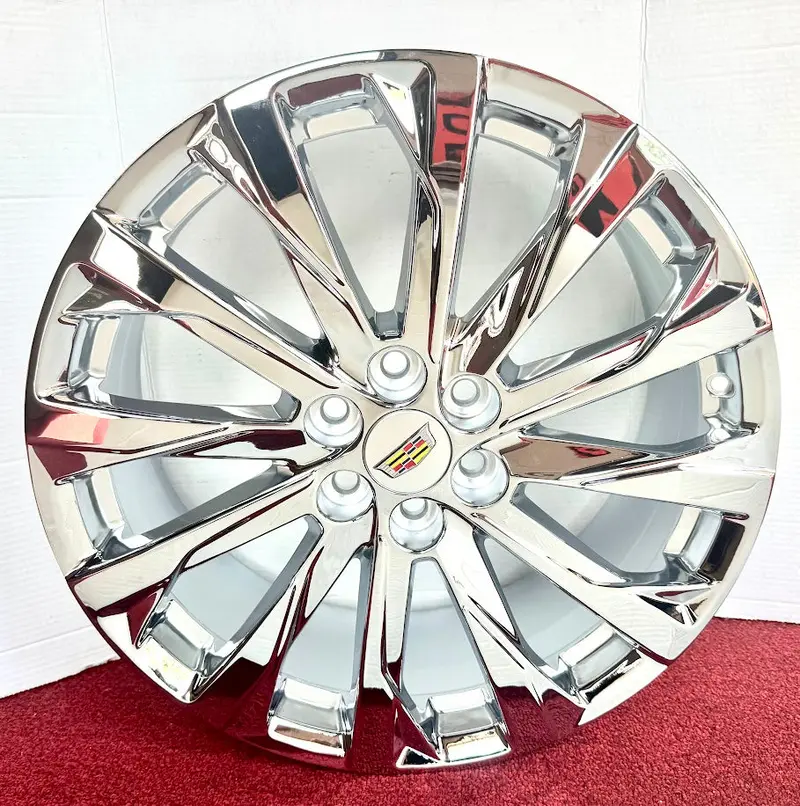 4 Factory Triple Chrome Plated 20" Wheels Fit Cadillac Xt5 Xt6 Srx Bars 2