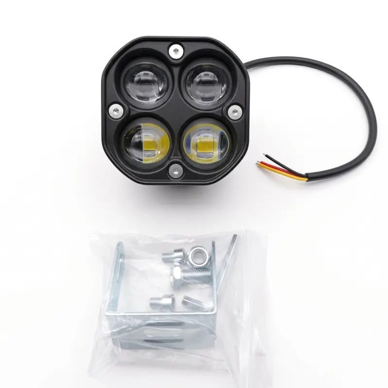 4 Led Projector Fog Light Rgb For Motorbikes 2
