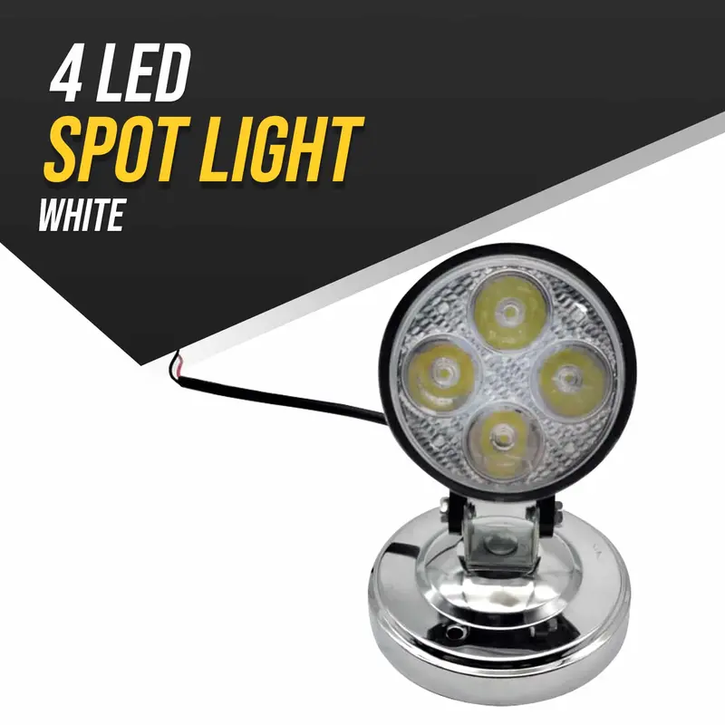 4 Led Spot Light White 1