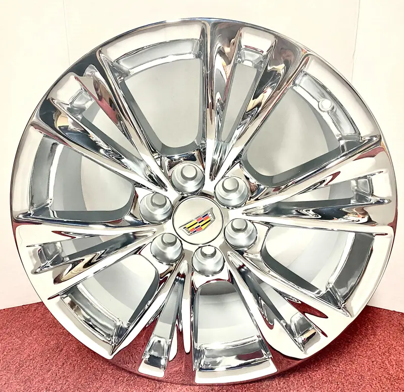 4 Oe Triple Chrome Plated 18" X 8" Wheels Fit Cadillac Xt5 Xt6 Srx 1