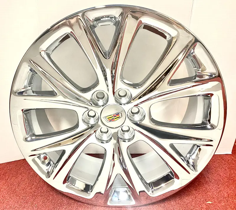 4 Oe Triple Chrome Plated 20" X 8" Wheels Fit Cadillac Xt5 Xt6 Srx 1