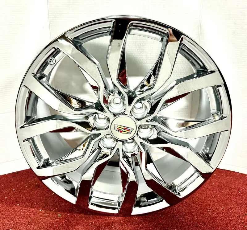 4 Oe Triple Chrome Plated 20" X 8" Wheels Fit Cadillac Xt5 Xt6 Srx 4870 1