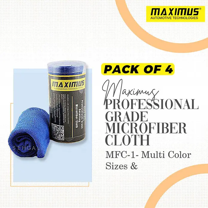 4 Pcs Maximus Microfiber Cloth Mfc-1 Multi Color 1