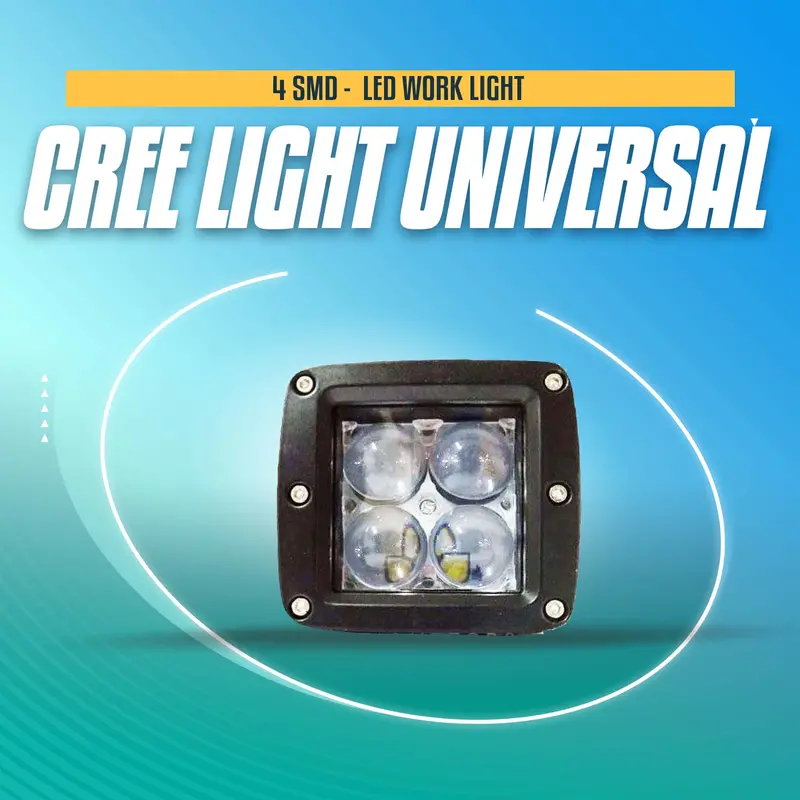 4 Smd Cree Light Universal - Each - Cree Led Work Light Flood Spot Light Offroad Driving Led Light Bar 1