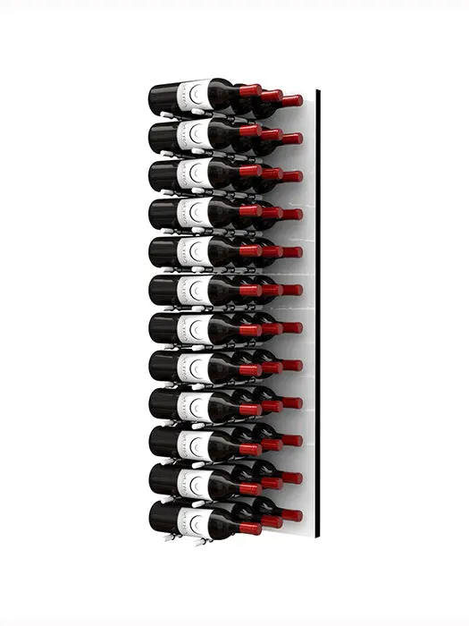 48-Inch Fusion Hz Wine Rack Panel – Holds 12 to 36 Bottles
