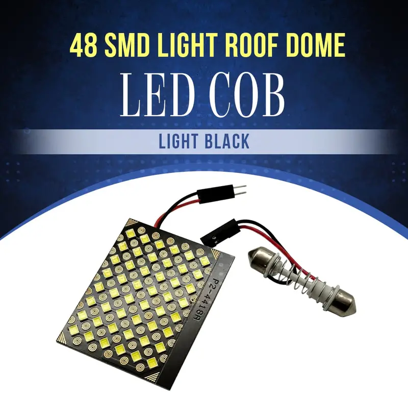 48 Smd Light Roof Dome Led Cob Light Black 1