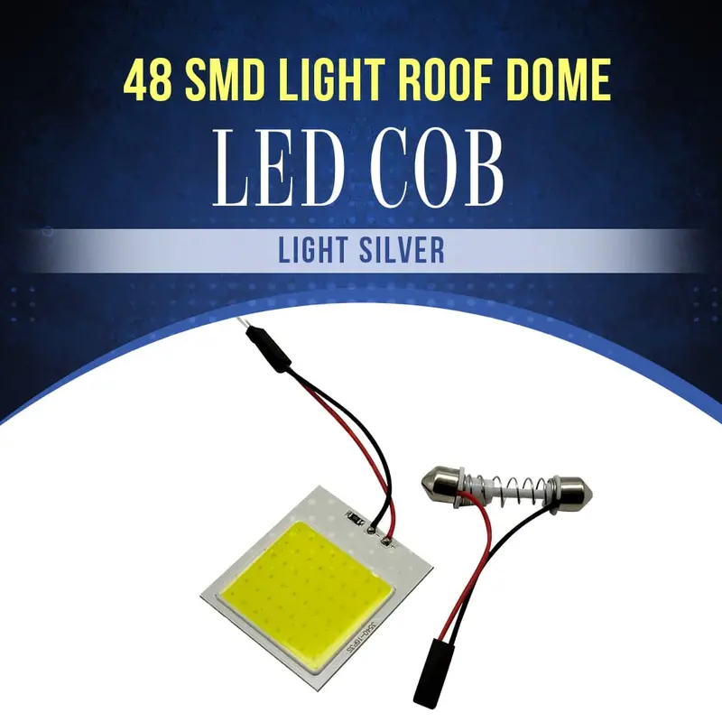 48 Smd Light Roof Dome Led Cob Light Silver 1