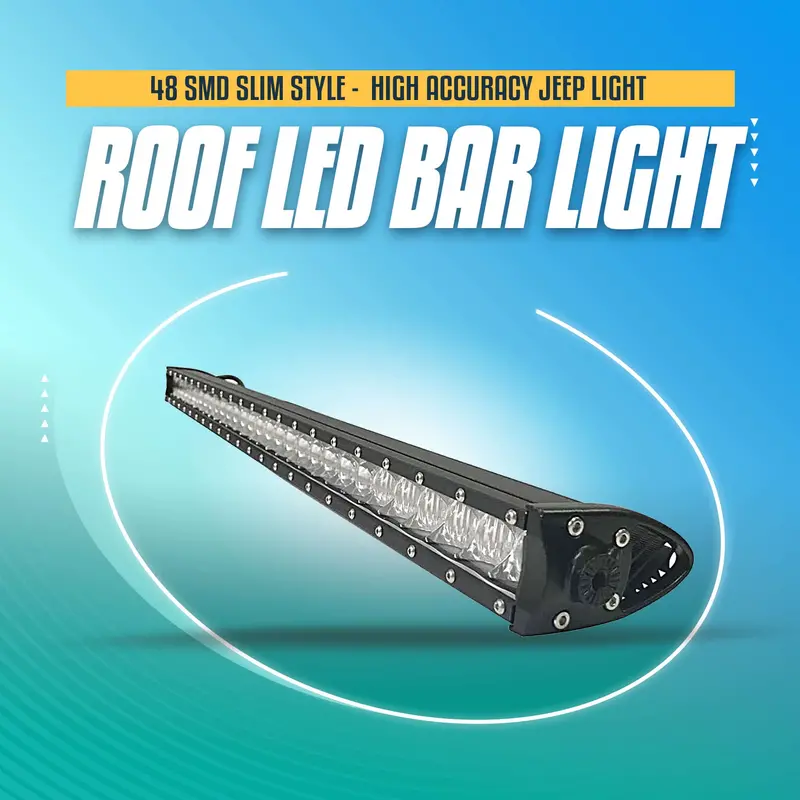 48 Smd Slim Style Roof Led Bar Light 1