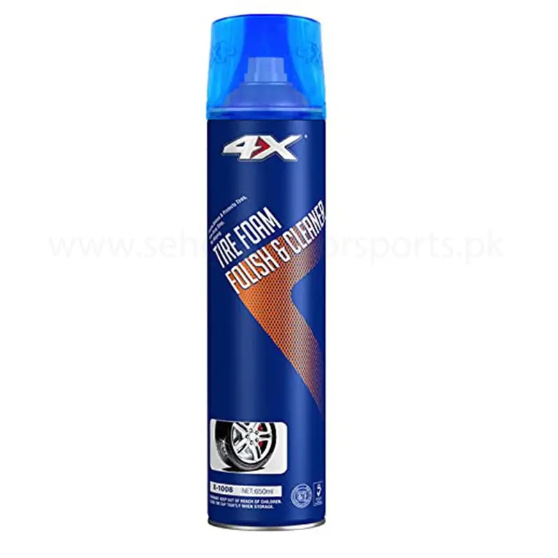 4X Tyre Foam Polish And Cleaner X-1008 650Ml 1
