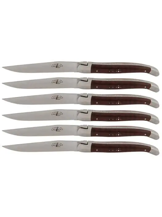 6 Couteaux De Table Amourette - Forge De Laguiole 1