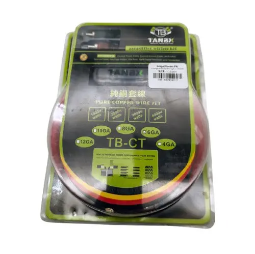 6 Gauge Amplifier Wiring Kit - Car Audio Wire Wiring Amplifier Subwoofer Speaker Installation Kit 2