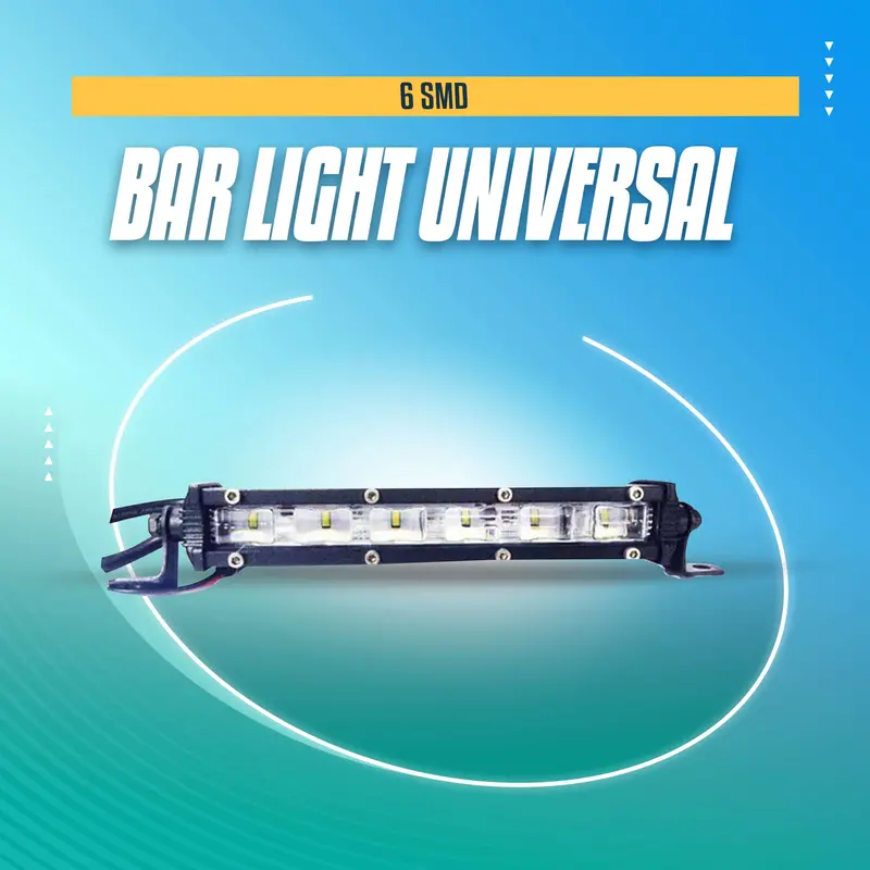 6 Smd Bar Light Universal - Each - Cree Led Work Light Flood Spot Light Offroad Driving Led Light Bar 1