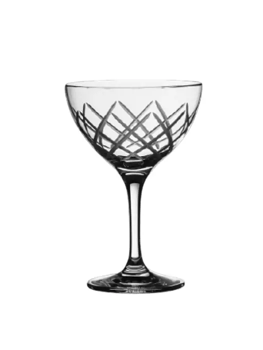 6 Verres À Martini Diamond Cut - Rona 1
