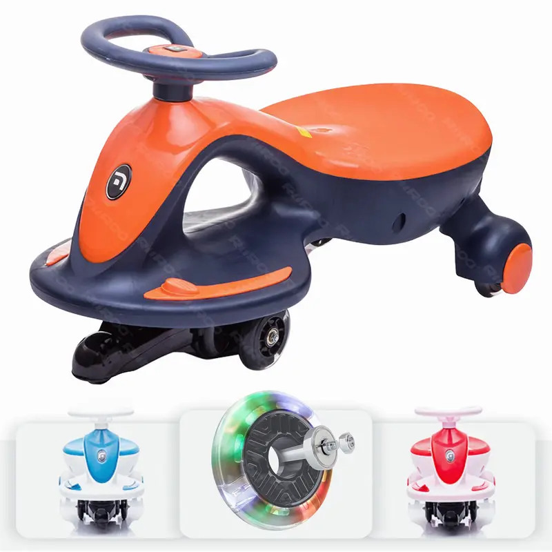 6V Battery-Powered Wiggle Swing Ride-On Toy for Toddlers