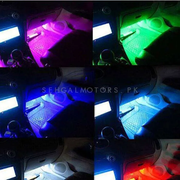 7 Color Led Car Interior Ambient Light | Remote Controlled - Atmosphere Lighting 2