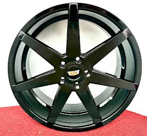 "7 Star" Gloss Black 20" X 8.5" Set Of 4 Wheels 5X120 Ct6 Cts Ct5 Xts 1