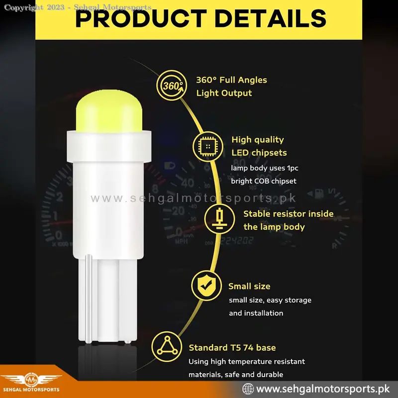 74T Led Bulbs Bright White (Single) 1