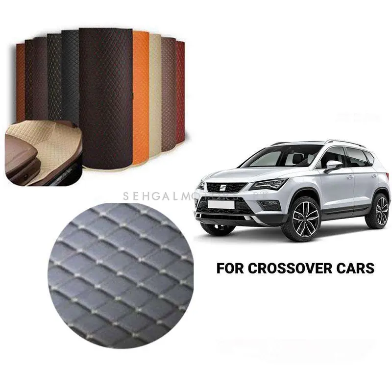 7D Gray Floor Matting For Crossover Cars 10Ft 2