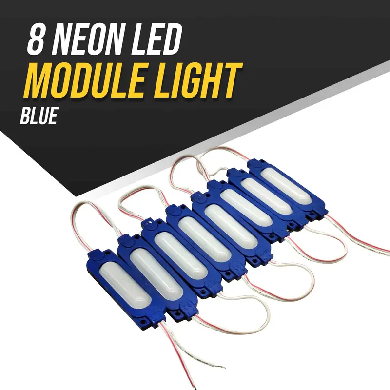 8 Neon Led Module Light Blue 1