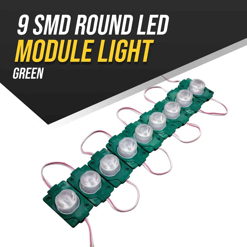 9 Smd Round Led Module Light Green 1