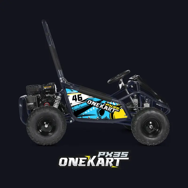 98Cc 4-Stroke Kids Off Road Petrol Go Kart | Onekart™ Px3s 2