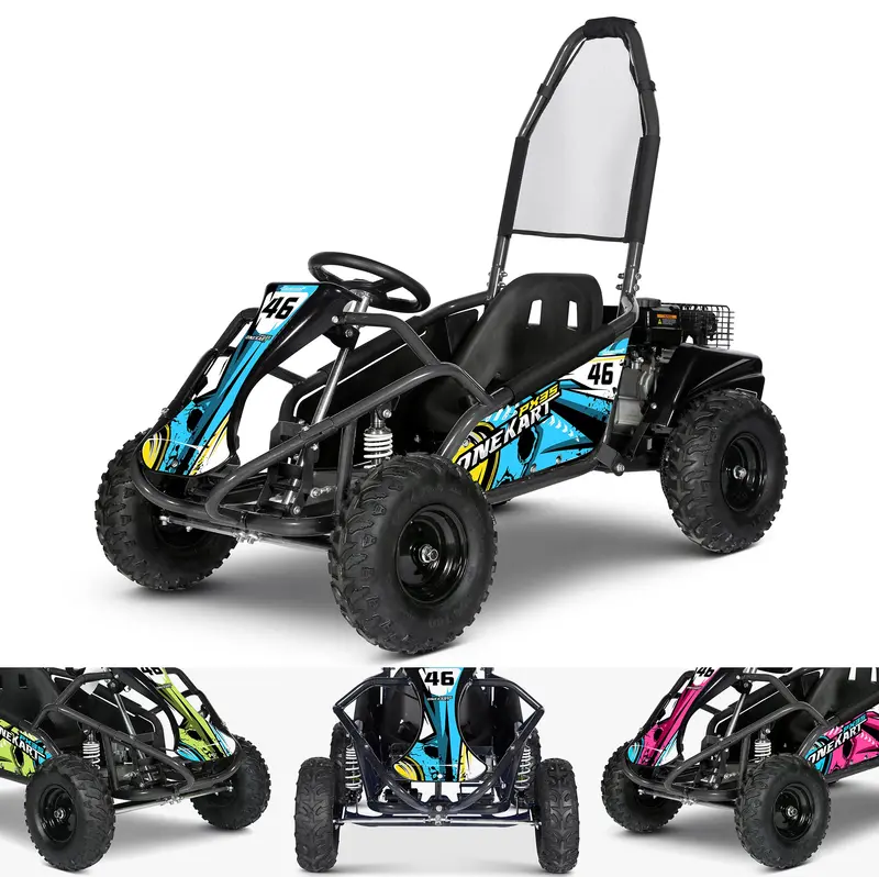 98Cc 4-Stroke Kids Off Road Petrol Go Kart | Onekart™ Px3s 3