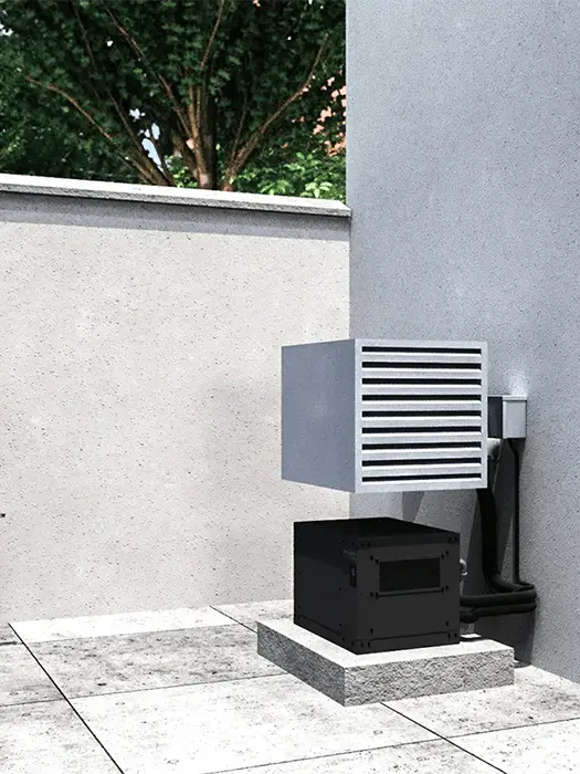 Abri Extérieur Pour Condenseur Omega - Whisperkool 1