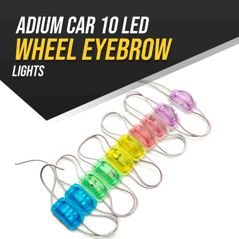 Adium Car 10 Led Wheel Eyebrow Lights - Set Vehicle Decoration 1