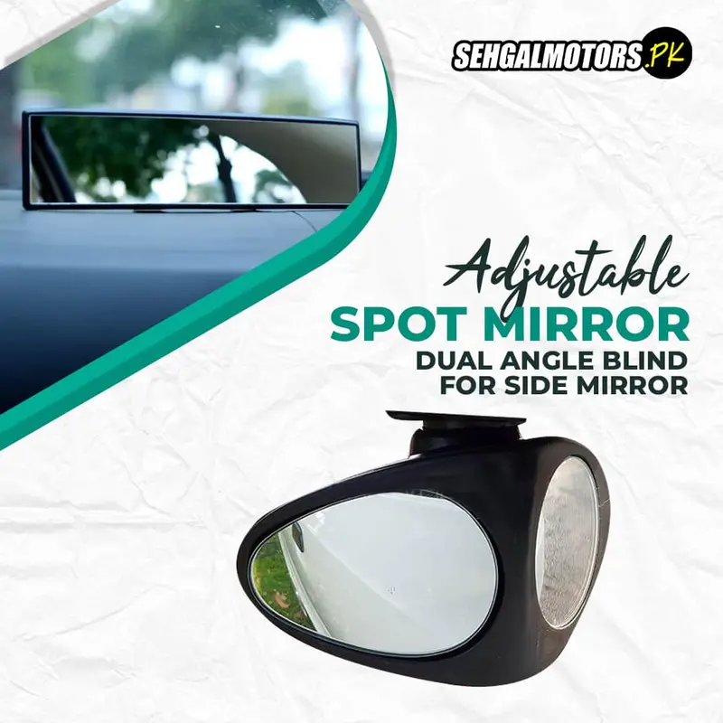 Adjustable Dual Angle Blind Spot Mirror For Side Mirror 1