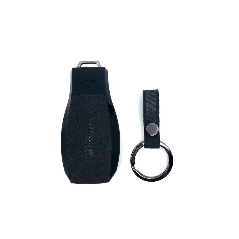 Aegis Car Key Holder - Alcantara For Mercedes Benz N1 - Gray 1
