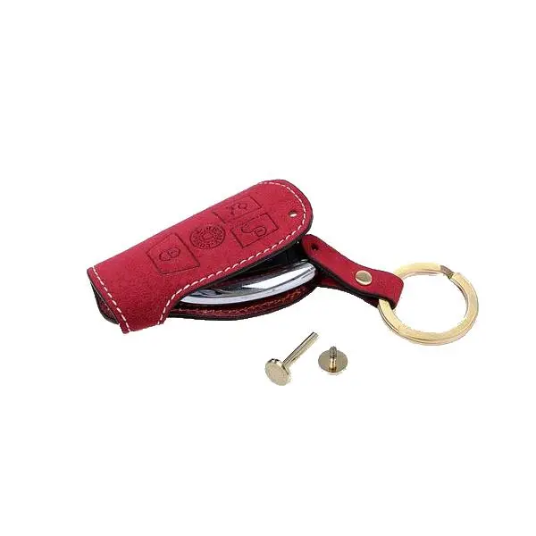 Aegis Origin Alcantara Benz Smart Key Case - Red 1