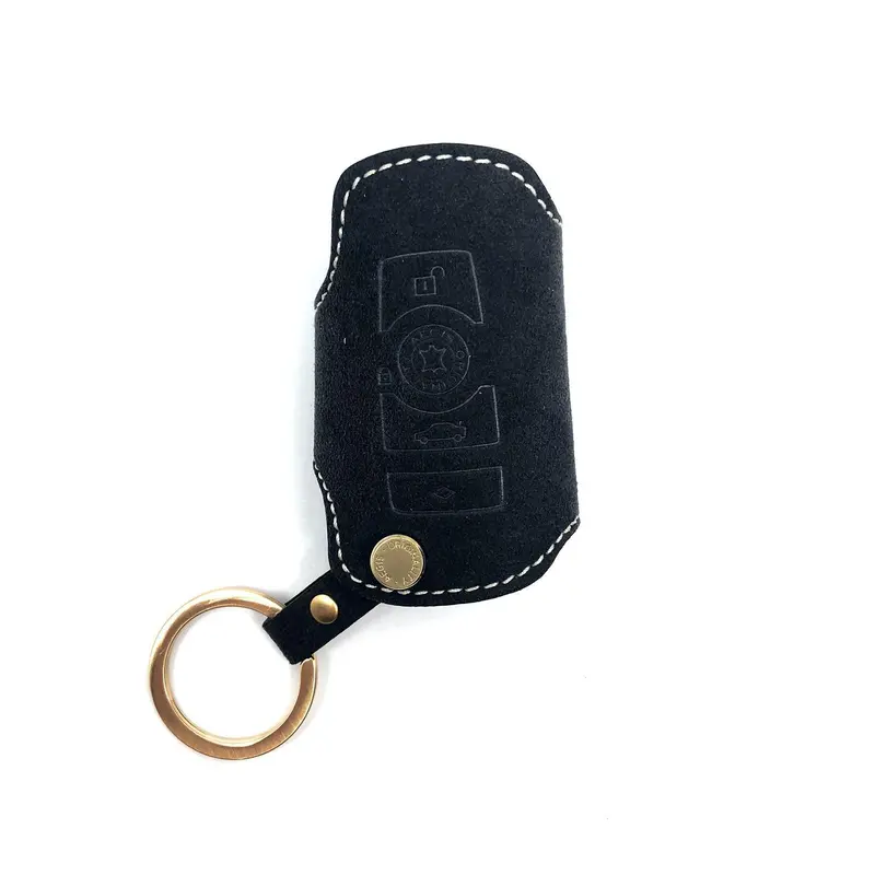 Aegis Origin Alcantara Bmw2 Smart Key Case - Gray 1
