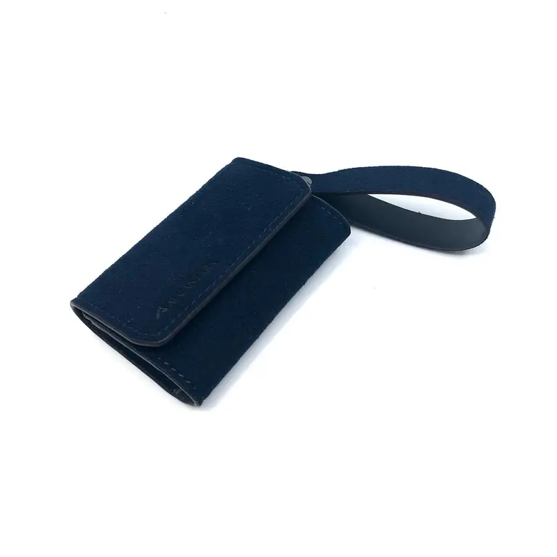 Aegis Zen Alcantara Key Case For Universal - Navy 1