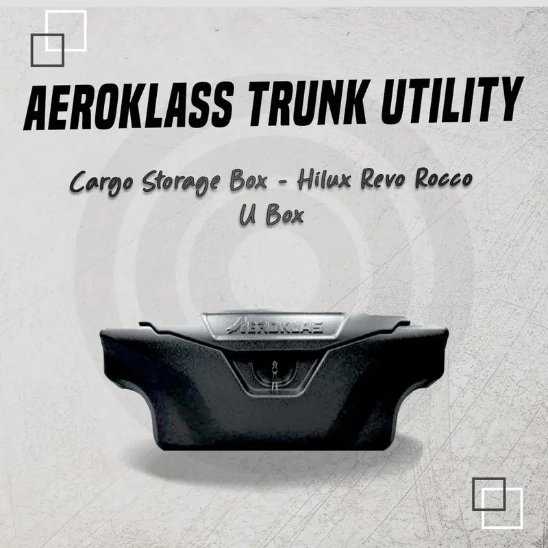 Aeroklass Trunk Utility Cargo Storage Box - Hilux Revo Rocco U Box 1
