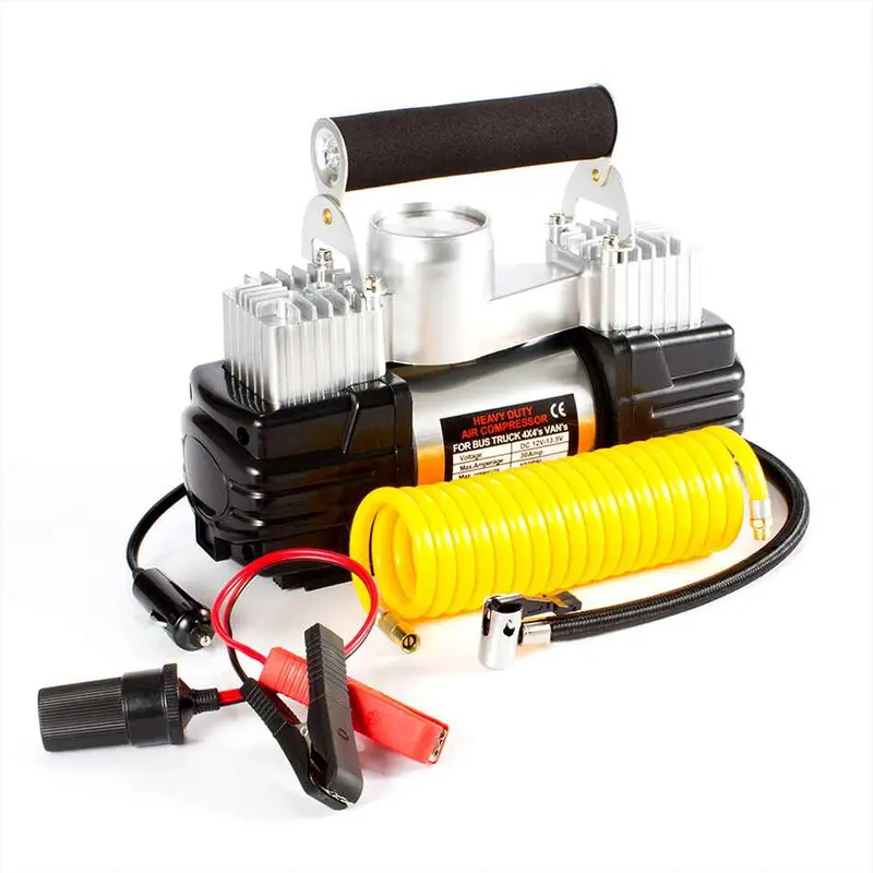 Air Compressor Double Cylinder | Tire Inflator Dc 12V 1