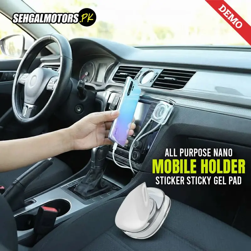 All Purpose Nano Sticker Sticky Gel Pad Mobile Holder 1