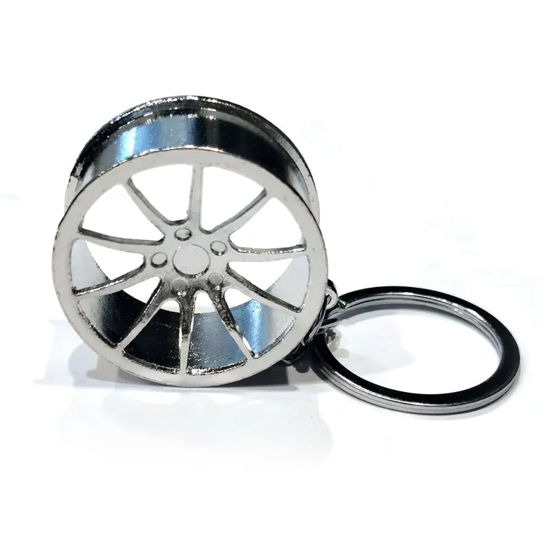 Alloy Rim Metal Keychain Key Ring 2