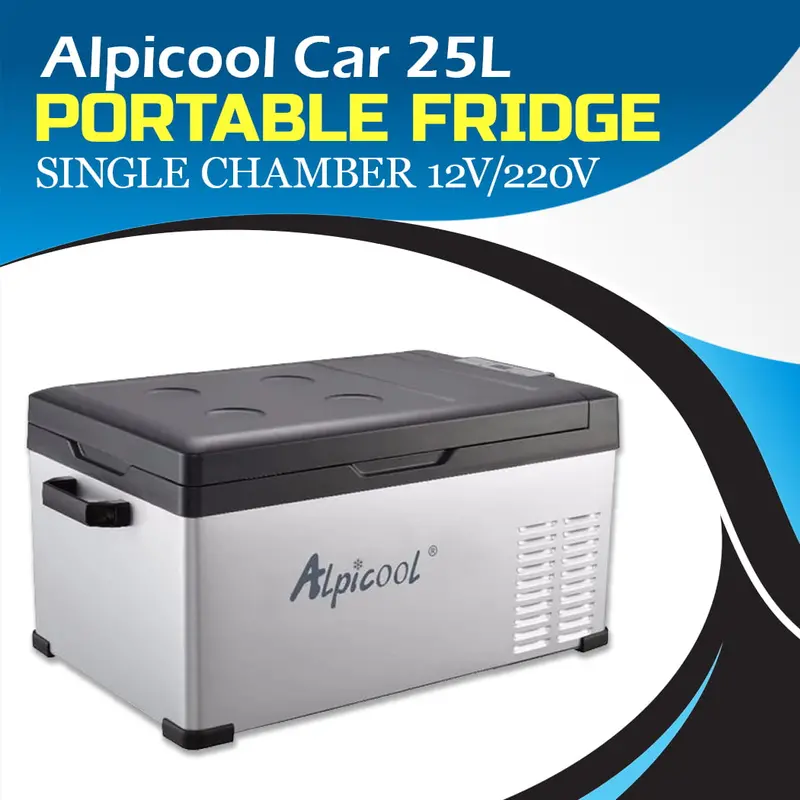 Alpicool Car 25L Portable Fridge Single Chamber 12V/220V 1